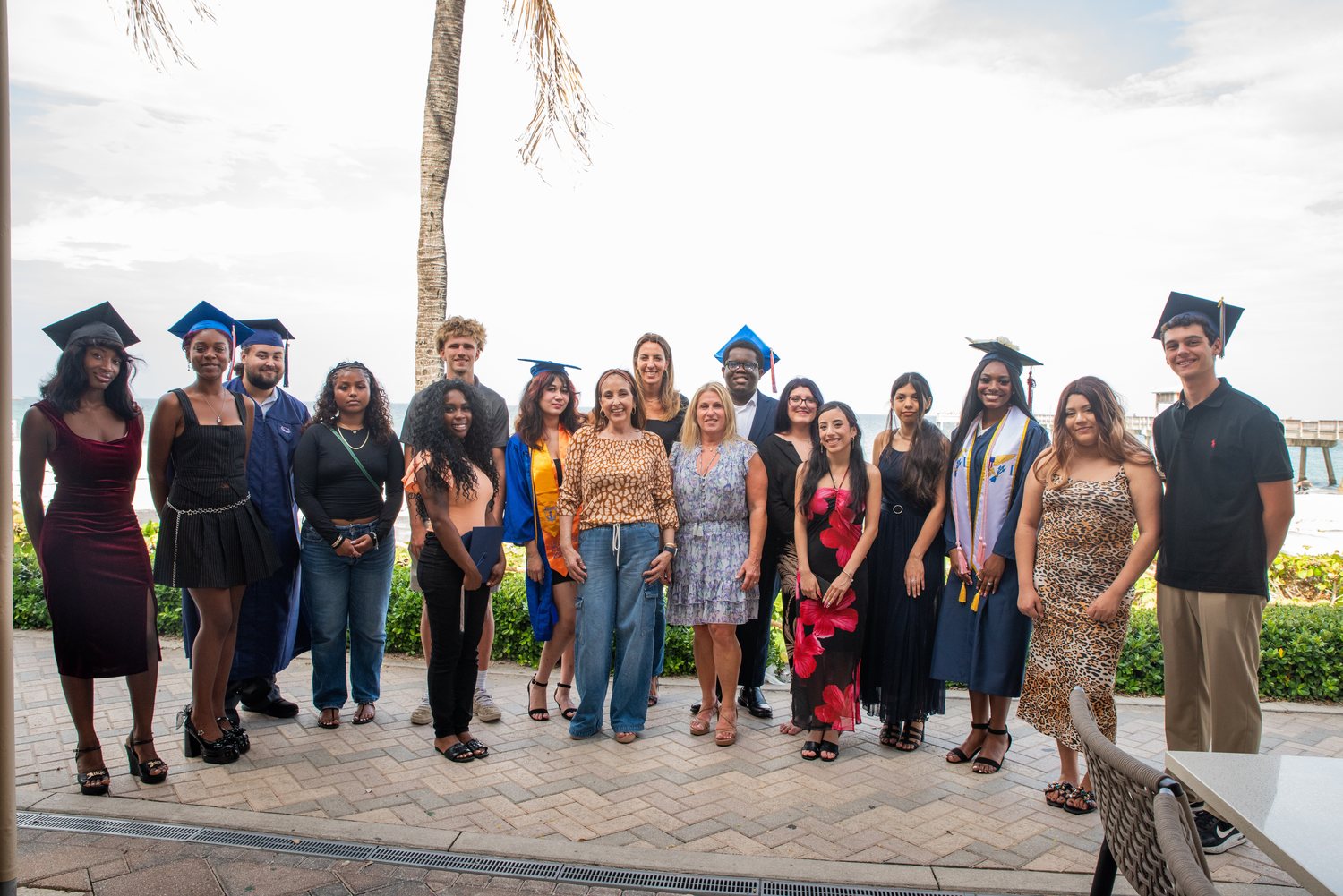 Best Foot Forward 2026 high school graduating class on the beach